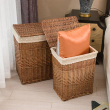 Load image into Gallery viewer, Rattan Laundry Basket